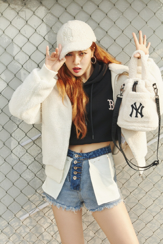 MLB 현아 화보. <MLB 제공>